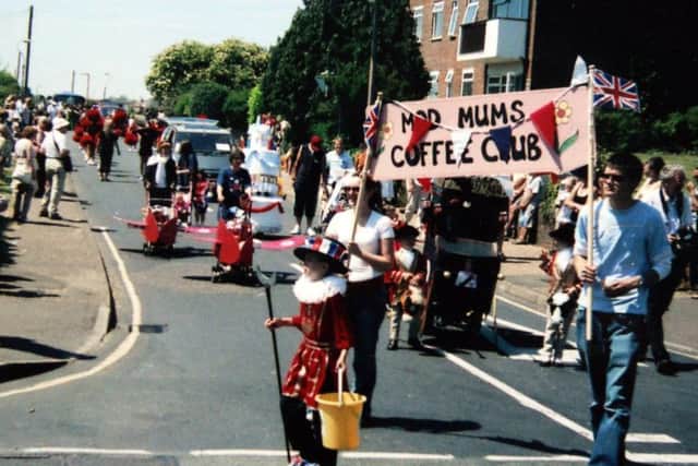 The Mod Mums' Rustington Carnival entry, which was themed around the Queen's 80th birthday