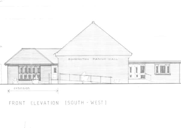Extension proposed to Donnington Parish Hall