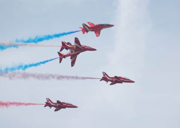 The Red Arrows at Wings and Wheels last year