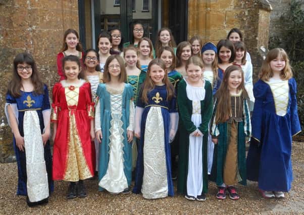The pupils fully embraced life as a Tudor