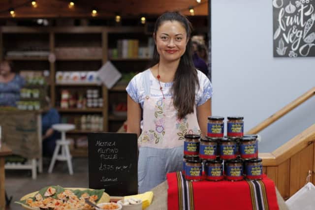 Louise Campbell with her Mestiza Filipino Pickle