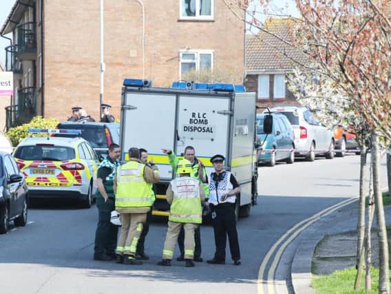 Emergency services respond to reports of 'suspicious items' at Brighton flat
