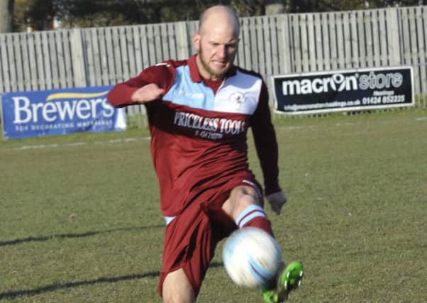 Little Common player-manager Russell Eldridge scored his 10th goal of the season in the 2-1 defeat at home to Lingfield.