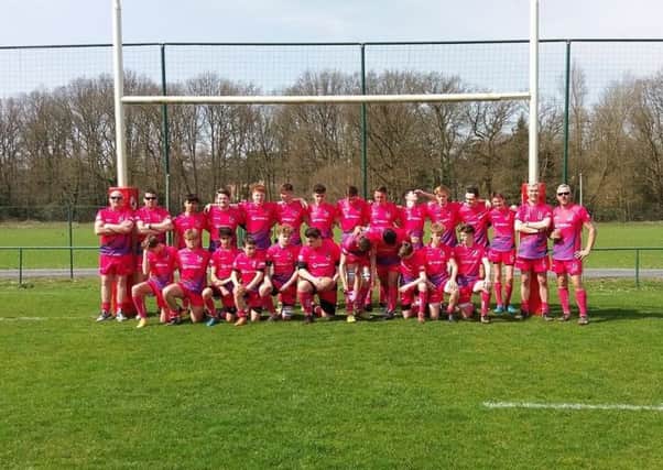 Bognor Rugby Club under-16s in Belgium