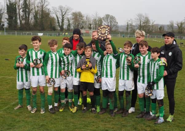 Chichester City under-12s - cup winners