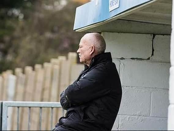 Shoreham boss Sammy Donnelly watches on. Picture by David Jeffery