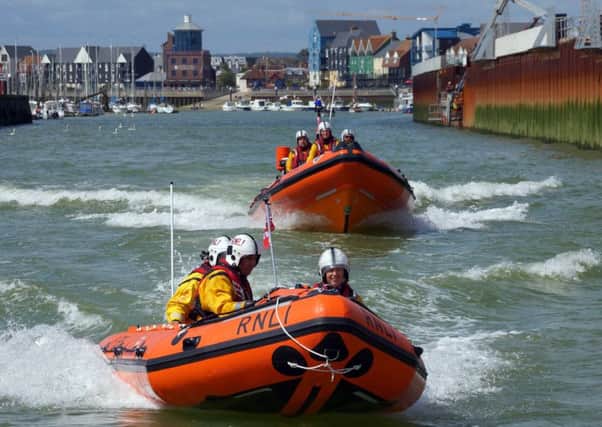 Littlehampton's lifeboats were called to two incidents days apart. File picture courtesy of Littlehampton RNLI