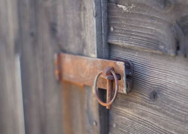 The garden shed is a popular place to hide a key.
