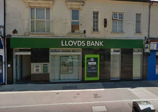 The Lloyds Bank branch, in Silverhill, St Leonards, will close in July 2018. Picture: Google Maps