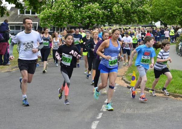 Runners near the start of last years RunWisborough event. Picture by Neil Sutherland