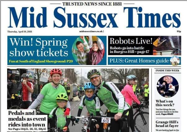 Today's Mid Sussex Times (Thursday, April 19)