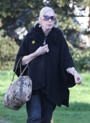 Lady Colin Campbell arrives Worthing Magistrates' Court. Picture: Eddie Mitchell