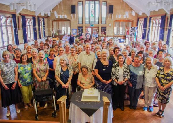 On Saturday, April 21, Mod Mums celebrated their 50th birthday with a party at Rustington Methodist Church.