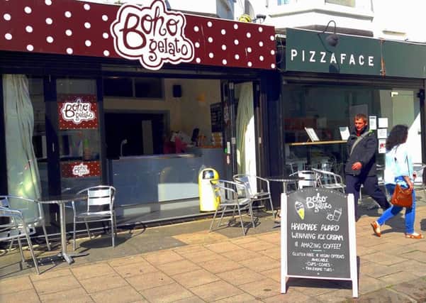 Boho Gelato in Montague Street, Worthing, is open for business. Picture: Twitter/Boho Gelato