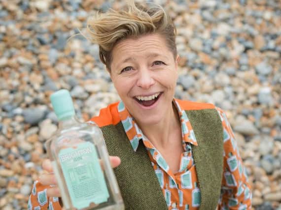 Kathy Caton, the founder of Brighton Gin (Photograph: Vervate)