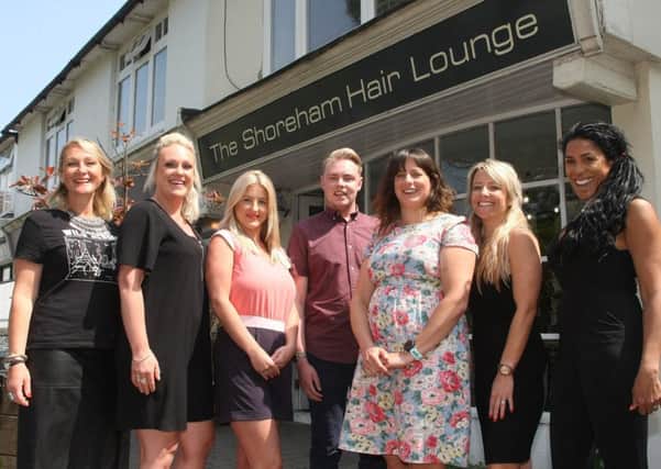 The Shoreham Hair Lounge team will be doing a day of free haircuts. Picture: Derek Martin DM1851185a