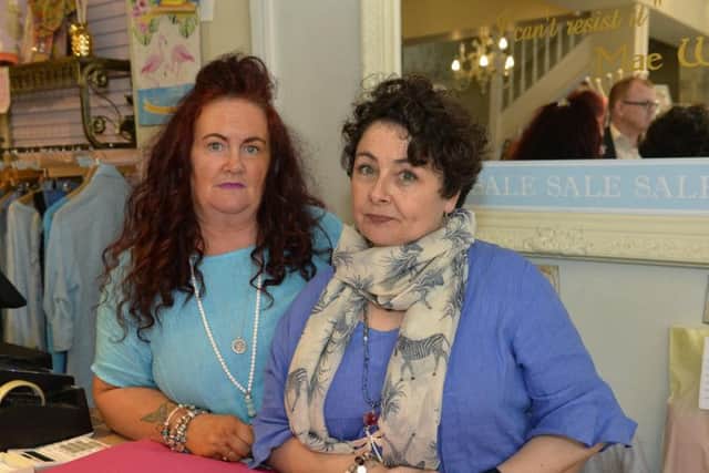 Elaine Lamble and Della Blair of Millies in Hailsham (photo by Jon Rigby)