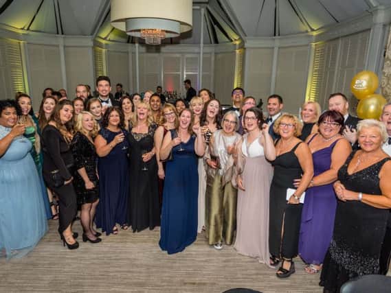 Staff from the Royal Alex and Trevor Mann Baby Unit at last year's ball