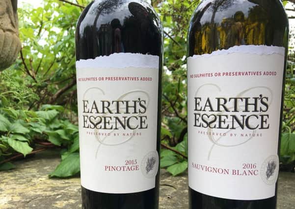 Earths Essence wines from South Africa