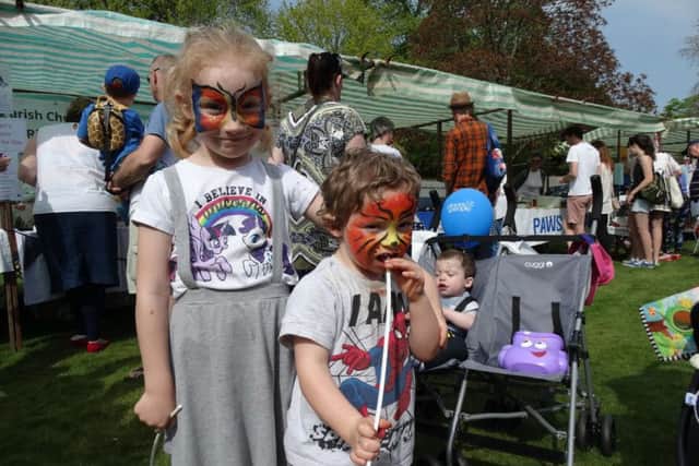 Children at the festival