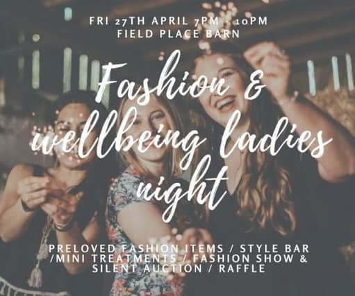 Promotional material for the Fashion and Wellbeing Charity Ladies Night. Picture: Uflourish with Naomi