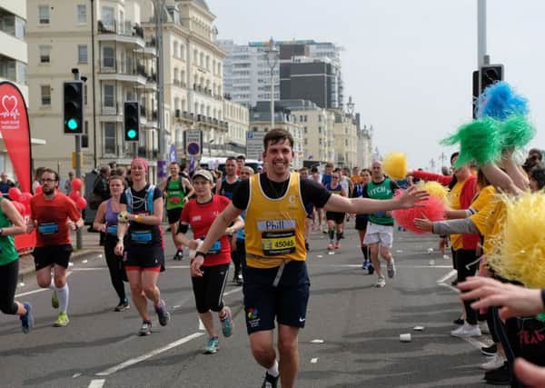 Chestnut Tree House runners were grateful for the support they received in the Brighton Marathon