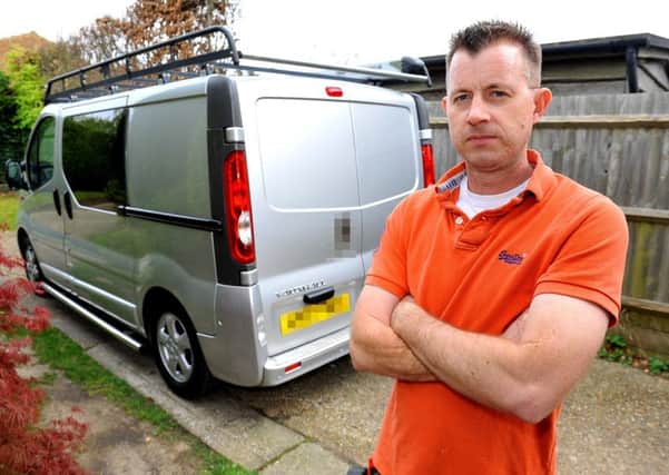 Jonny Lea, 44, was almost a victim of the crime. Picture: Steve Robards