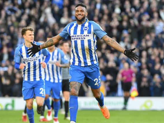 Jurgen Locadia joined Brighton from PSV Eindhoven in January. Picture by Phil Westlake (PW Sporting Photography)