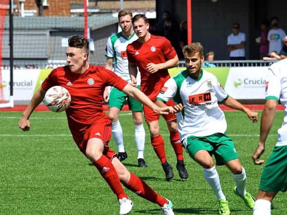 Ross Edwards is in line to make his first start of 2018 in Worthing's final game of the season against Brightlingsea Regent on Saturday. Picture by Stephen Goodger