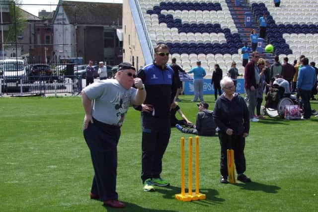 #DIScoverABILITY Day gives hundreds of participants the opportunity to play on the pitch at The 1st Central County Ground
