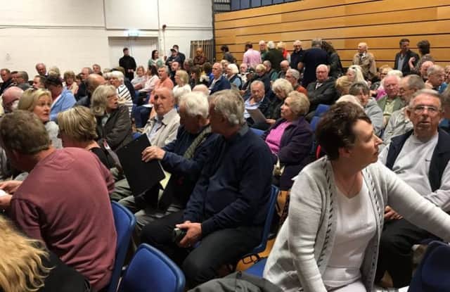 Members of the public at the meeting. Photograph by Lyndsey Cambridge