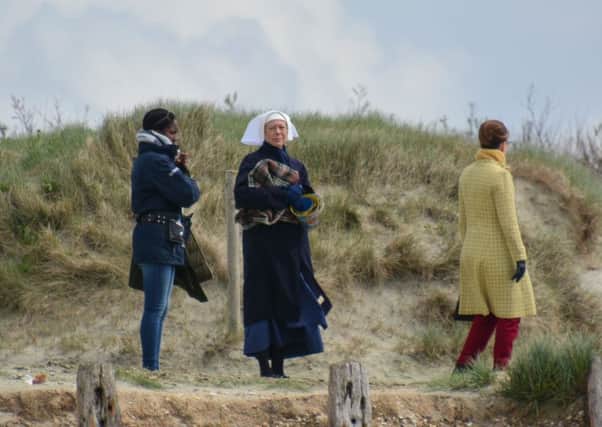 Jenny Agutter spotted on West Wittering beach. Picture: Sarah Reeve