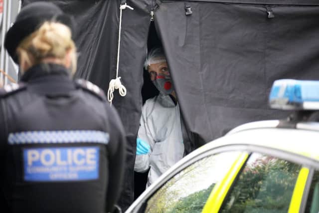 Police have launched a murder investigation after a woman's body was found in a property in Crowborough. Photo by Eddie Mitchell. SUS-180428-134244001