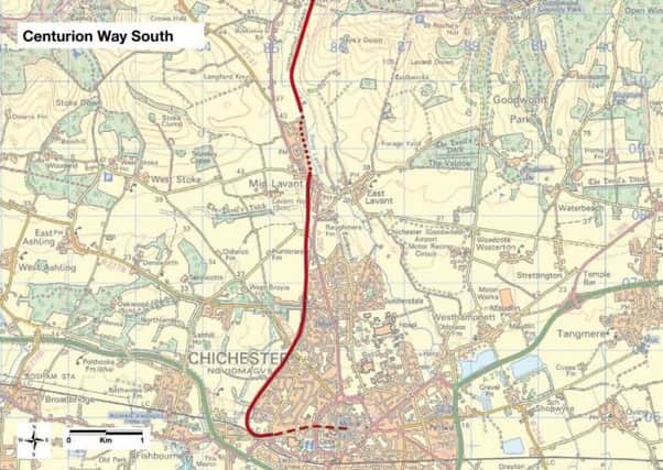 John Grimshaw's proposal to extend the southern part of Centurion Way to Chichester centre
