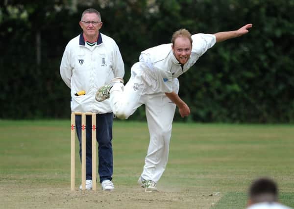 Cricket: Sussex League Division 4: Southwater v Slinfold (batting). Alex Harding . Pic Steve Robards  SR1623392 SUS-160108-122913001