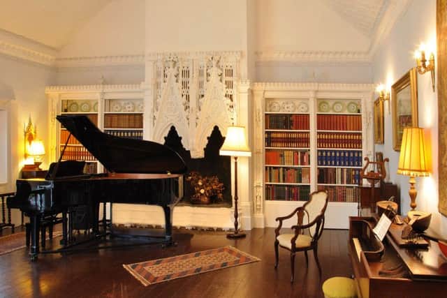 The Victorian music room