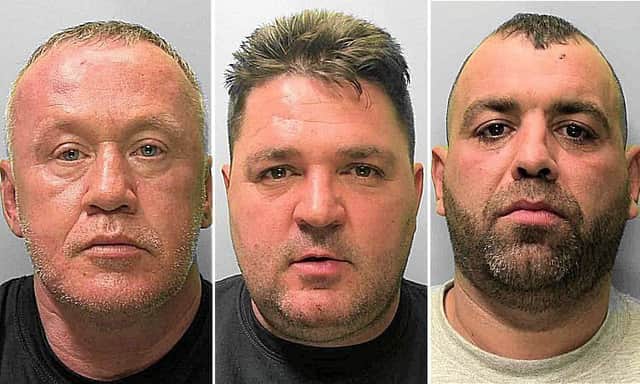 Pictured left to right are Louis Birch, Michael Anderson and John Saunders. Picture courtesy of Sussex Police SUS-180205-135033001
