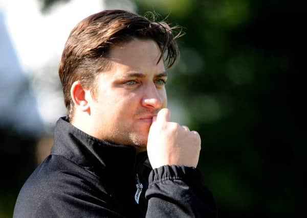 Horsham FC manager Dominic Di Paola. 19.09.2015. Pic Steve Robards SR1522351 SUS-150921-091646001