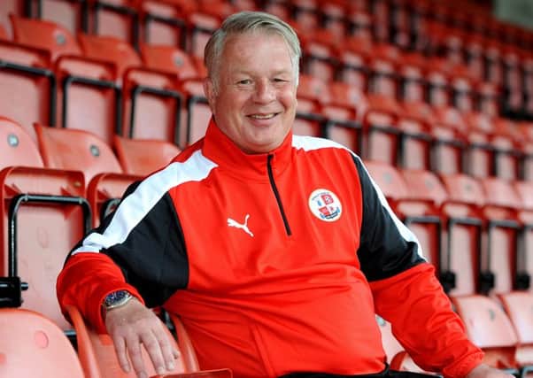 Dermot Drummy on the day he was appointed Crawley Town manager. Pic Steve Robards SR1612116