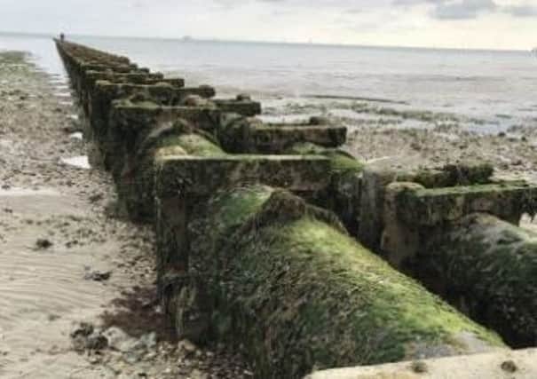 The outfall pipes in Lancing Beach will be removed. Photo: Rampion