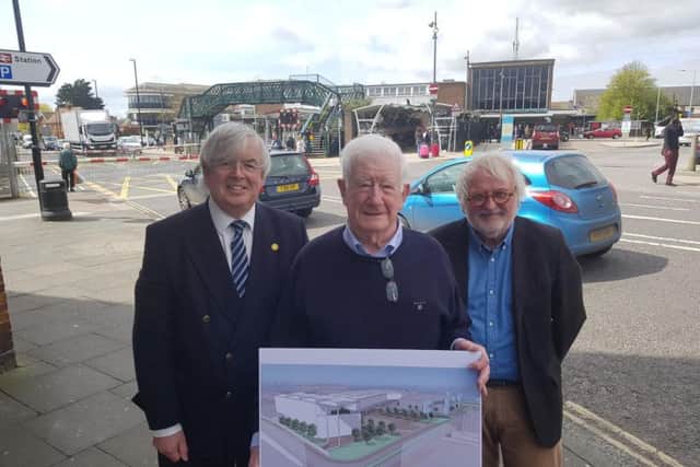 Gateway+ consortium members Richard Plowman, Brian Raincock and Geoff Thorpe unveil their vision for Chichester's Southern Gateway