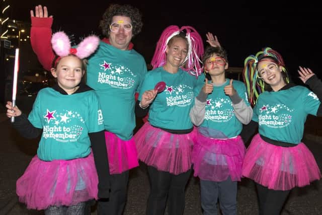 The Scriven family, from left, Skye, Ed, Lucy, Eddie and Jasmine, are excited to be taking part in Night to Remember together for the first time. Picture: Liz Finlayson/Vervate