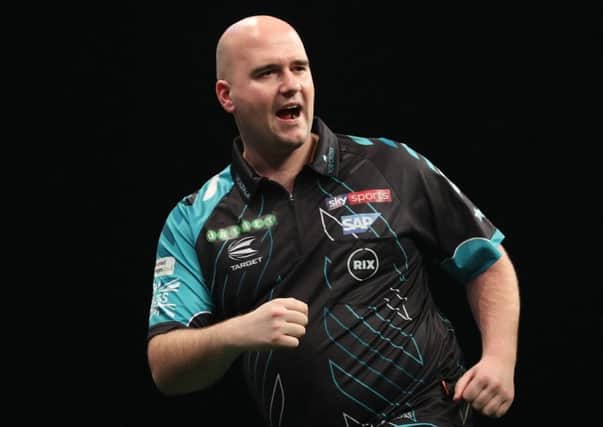 Rob Cross has qualified for the Unibet Premier League Play-Offs. Picture courtesy Lawrence Lustig/PDC