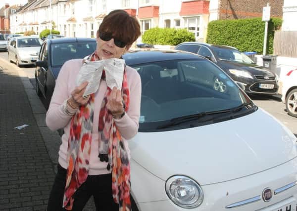 Penelope Crichton from Worthing said the parking fines were unfair