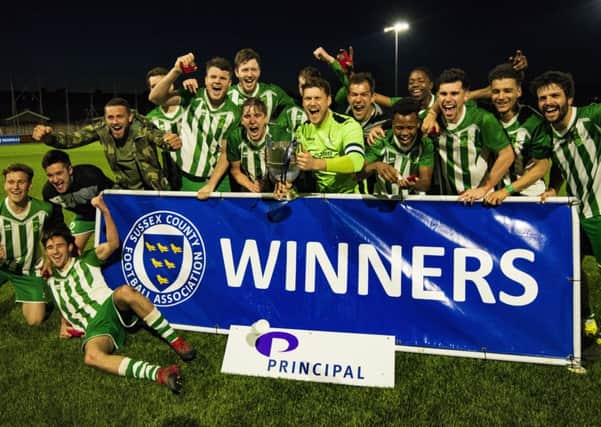 Cup winners - Chichester City / Picture by Tommy McMillan