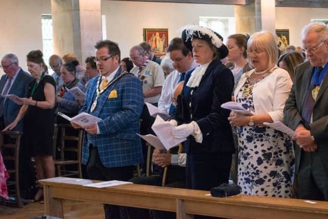The civic service at St Marys Church - Picture: Steve Flynn Media
