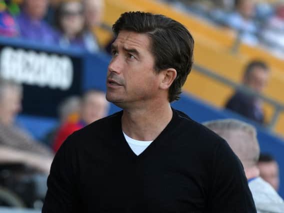 Crawley Toown head coach Harry Kewell pictured at the One Call Stadium where Reds drew 1-1 with Mansfield Town.
Picture by Andrew Roe