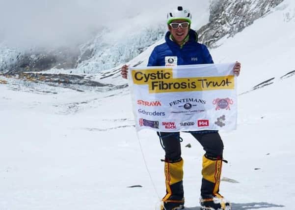 Rupert Jones-Warner reached the first summit on Thursday, May 17