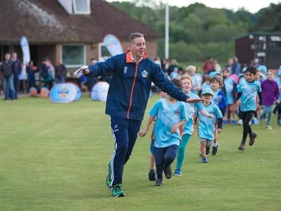 After giving 1,400 girls and boys across the county their first experience of playing cricket last summer, All Stars Cricket returns to Sussex this week. Picture courtesy of Cuckfield CC