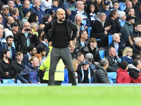 Manchester City boss Pep Guardiola. Picture by PW Sporting Photography